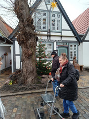 Spaziergang durch die Straßen von Warnemünde