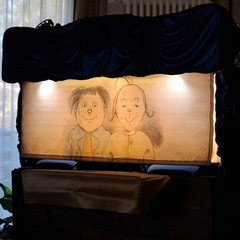 Max und Moritz als Motiv des Theaters aus der Kiste im Diakonie Hospiz Woltersdorf